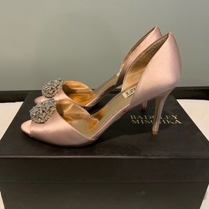 Bagley Mischka satin heels